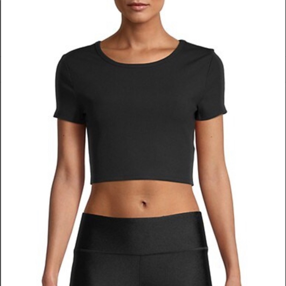 NWT! Threads 4 Thought Pramila Ribbed & Cropped Top - Size M - Black